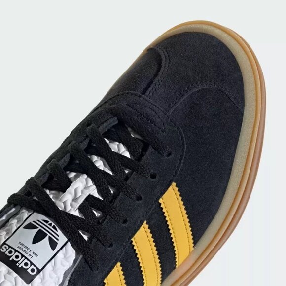 [NEW] Women's adidas Gazelle Bold Shoe Black IE0422 - Picture 6 of 6